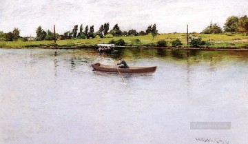 William Merritt Chase Painting - Pulling for Shore William Merritt Chase